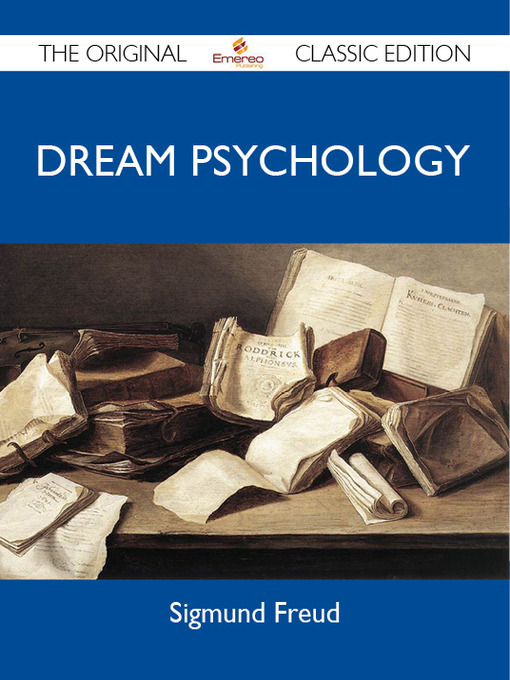 Cover image for Dream Psychology - The Original Classic Edition